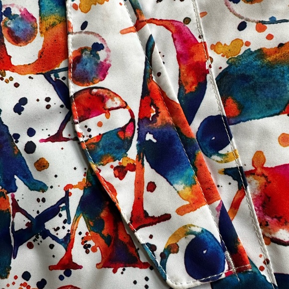 Roxy Multicolor Girls Ski Snowboard Jacket Size 12 Large L - Picture 3 of 8